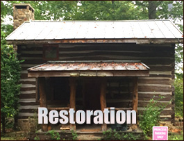 Historic Log Cabin Restoration  Kent, Ohio